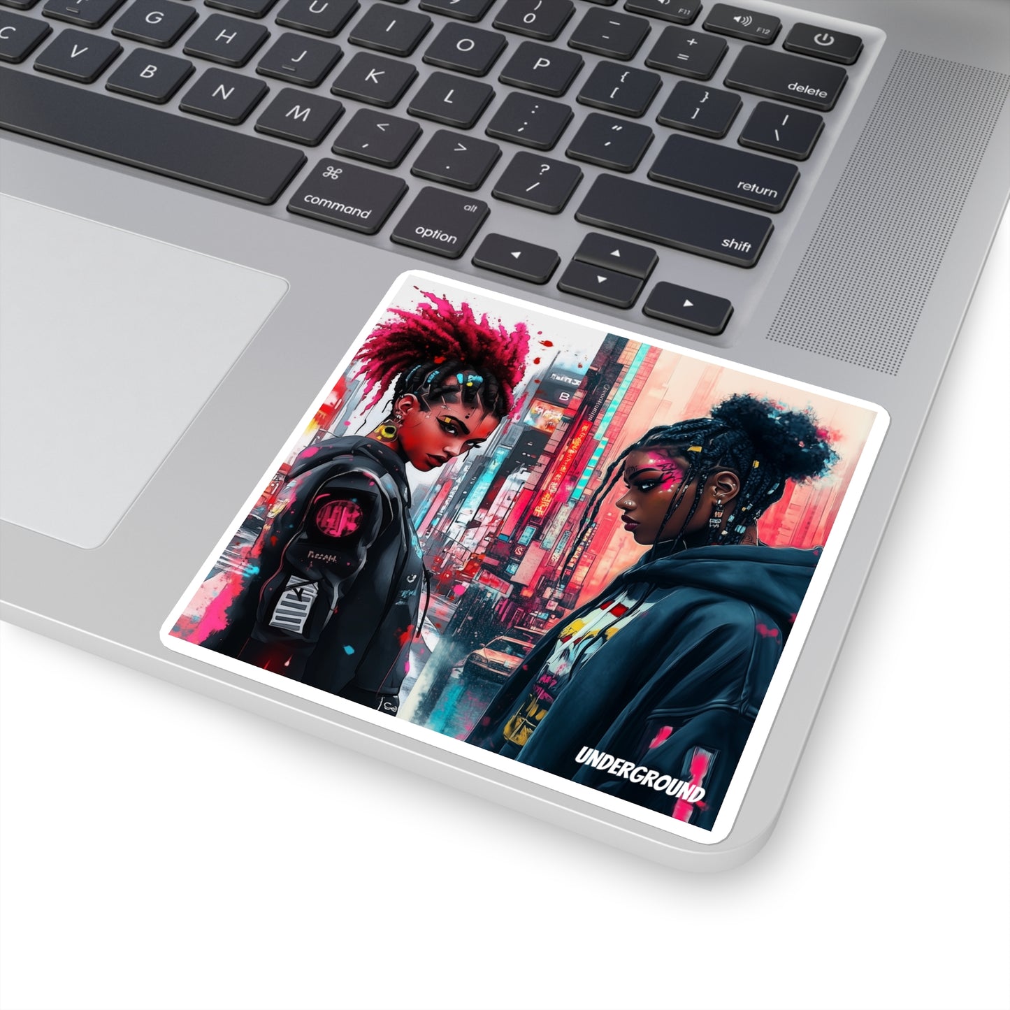 Neon Street Dreams Sticker – Bold Urban Art for the Street-Savvy Rebel