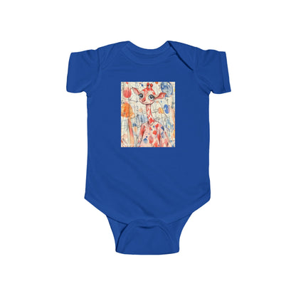 Skyline Strider Baby Onesie – Cute & Cool Urban Giraffe Bodysuit