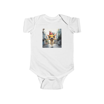 Tiny Rebal street runner Onesie - Edgy & Adorable Streetwear Graphic Bodysuit