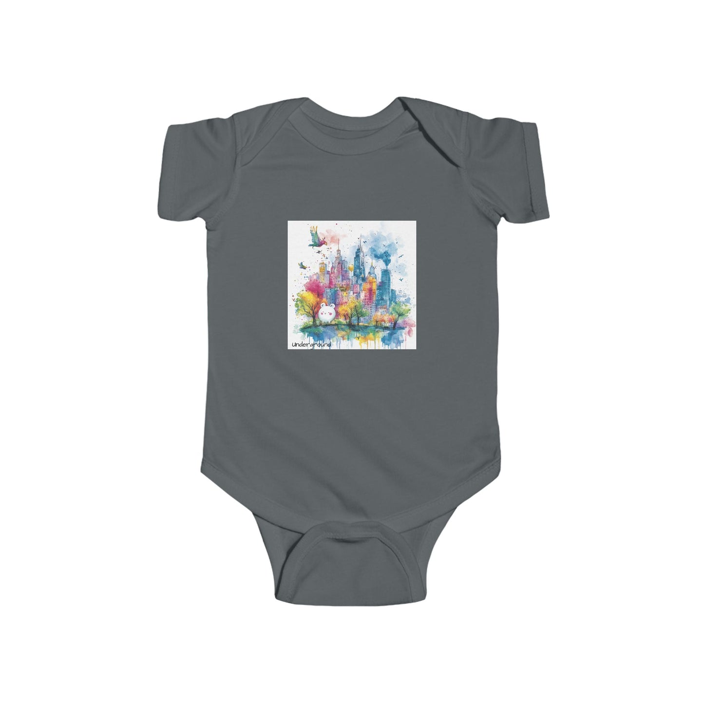 City in Color urban Onesie - Edgy & Adorable Streetwear Graphic Bodysuit