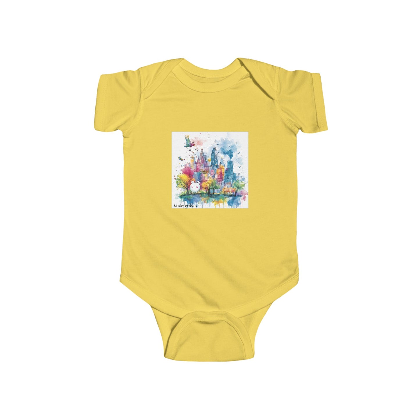 City in Color urban Onesie - Edgy & Adorable Streetwear Graphic Bodysuit