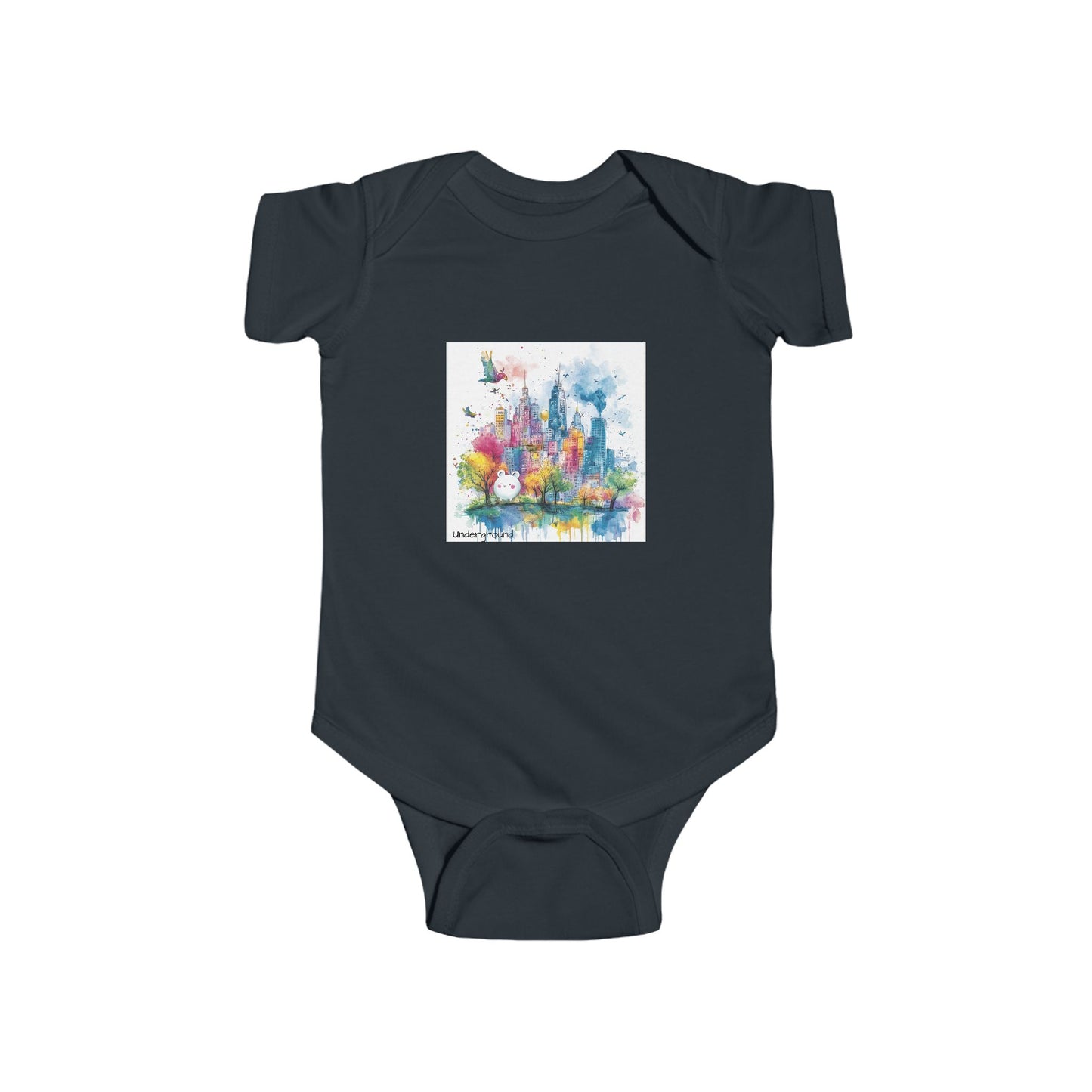 City in Color urban Onesie - Edgy & Adorable Streetwear Graphic Bodysuit