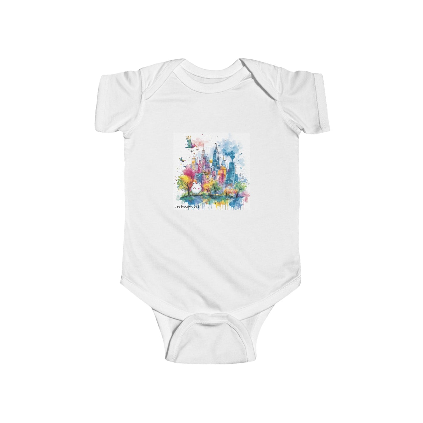 City in Color urban Onesie - Edgy & Adorable Streetwear Graphic Bodysuit