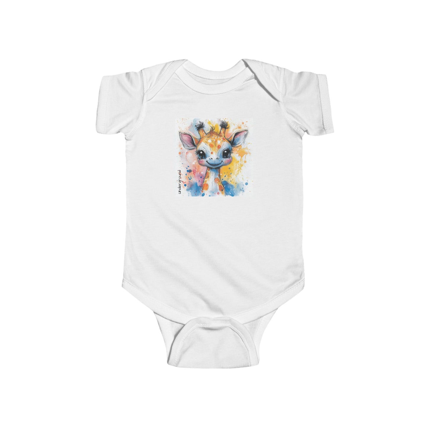 City Sprout Baby Onesie – Whimsical Graffiti-Inspired Babywear