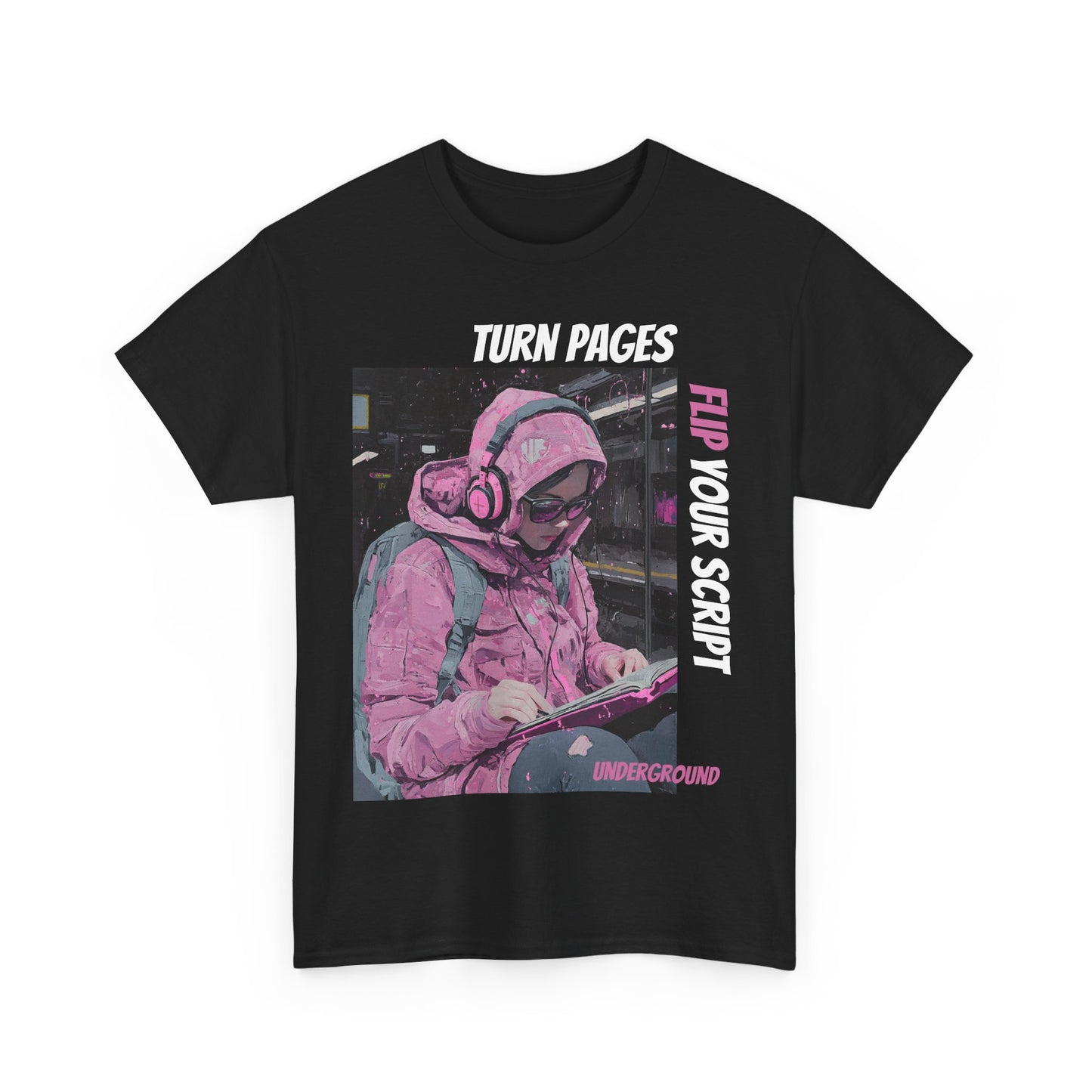 Through the Grit T-shirt - Bold & Edgy Urban Angel Graphic Tee