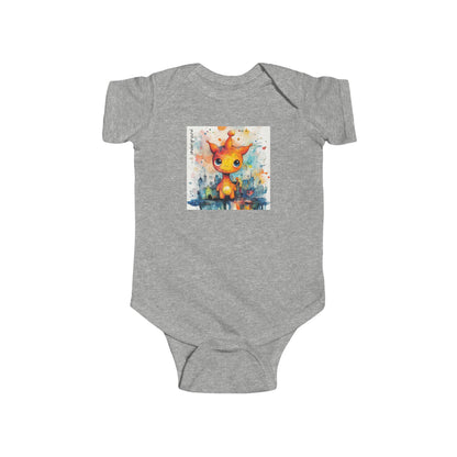 Street Martian Baby Onesie – Playful Ink & Watercolor Alien Design Bodysuit