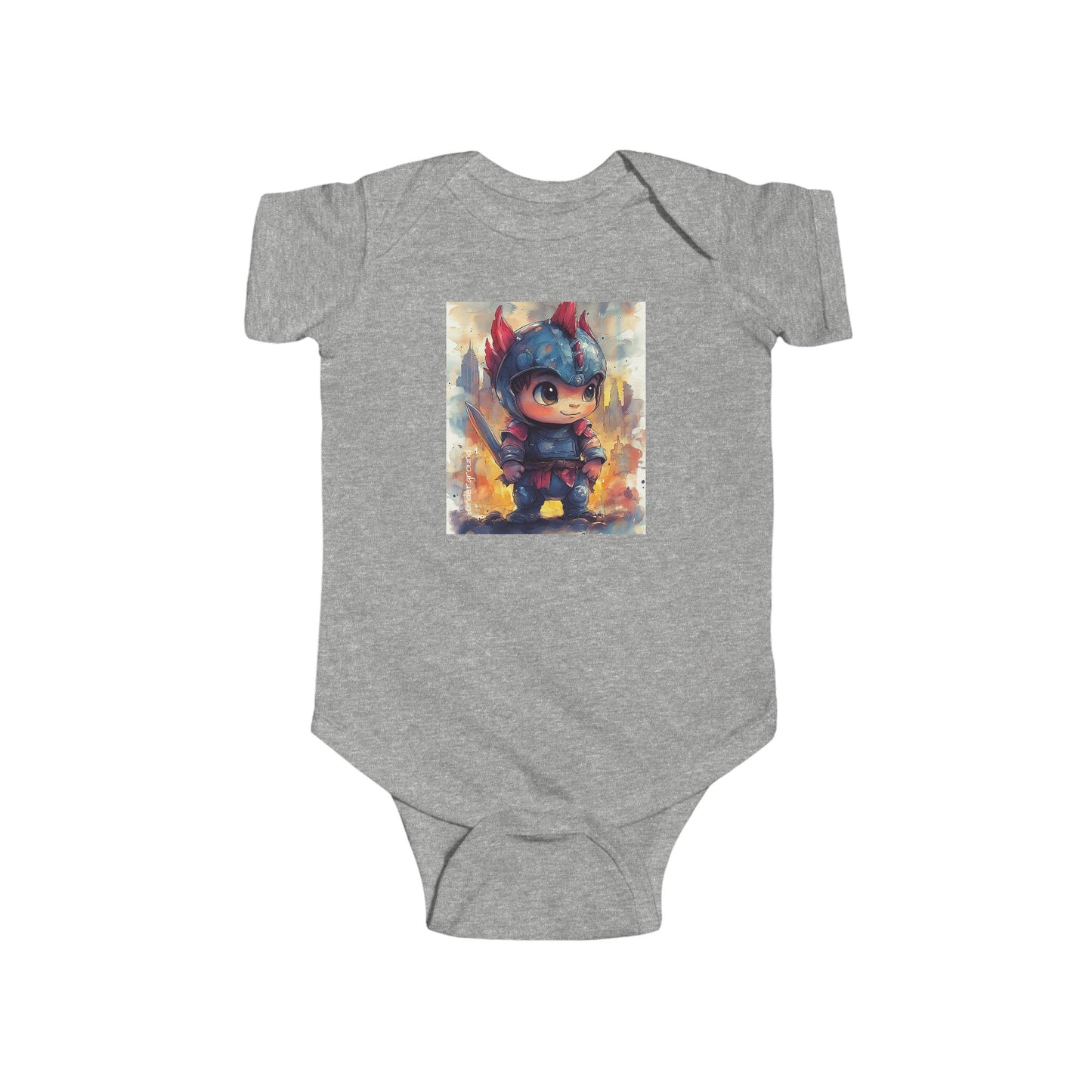 Tiny Warrior Baby Onesie – Brave & Bold Little Knight Bodysuit