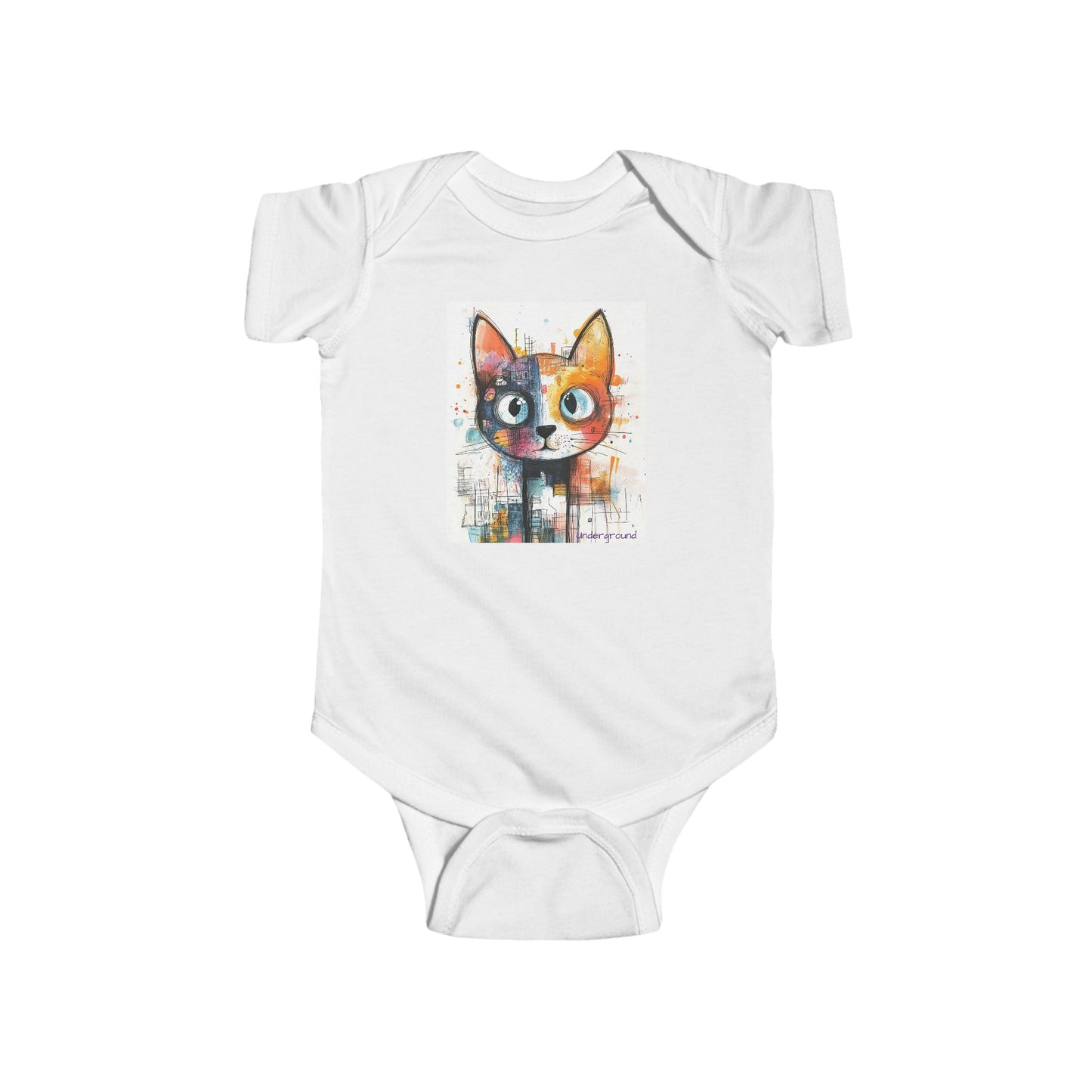 Alley Cat Baby Onesie – Cool Urban Kitten Streetwear Bodysuit