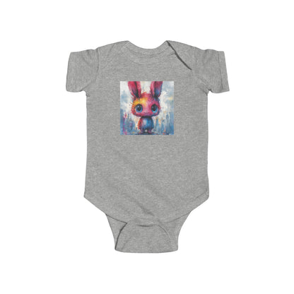 Mini Street Beast Baby bunny Onesie – Edgy & Cute Urban Wildlife Art