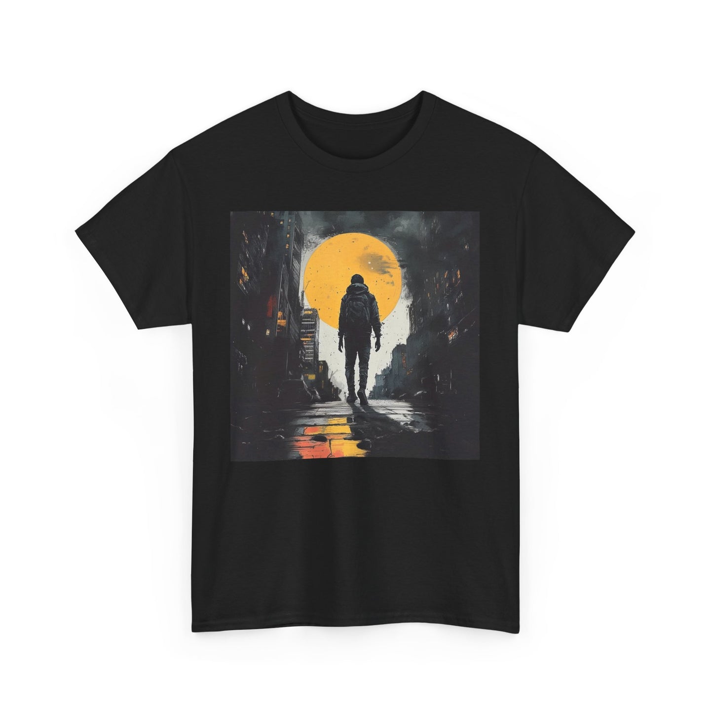 Into the sunset T-shirt – Bold Black Ink Streetwear Graphic Tee