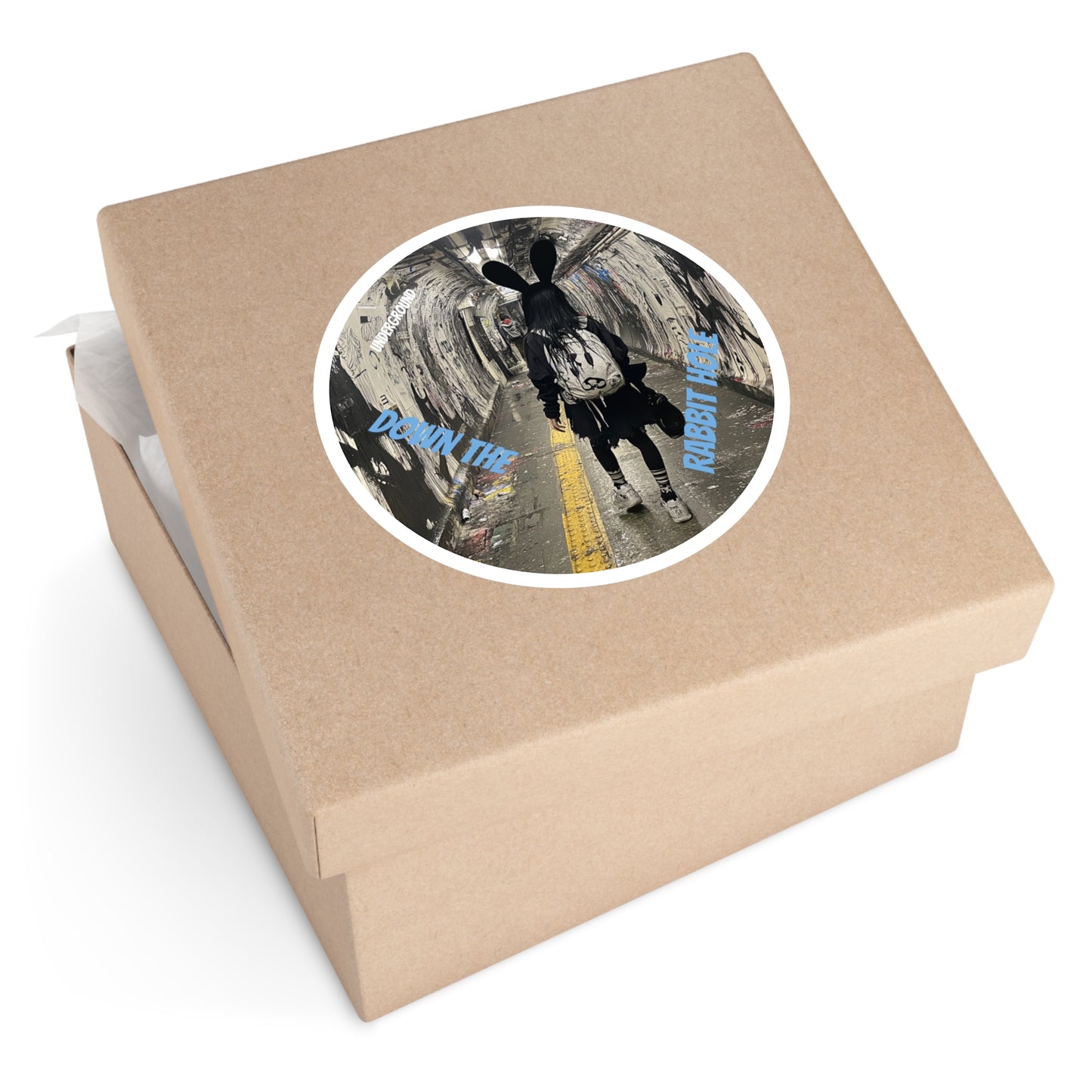 Into Oblivion Sticker - Urban Underground street Art