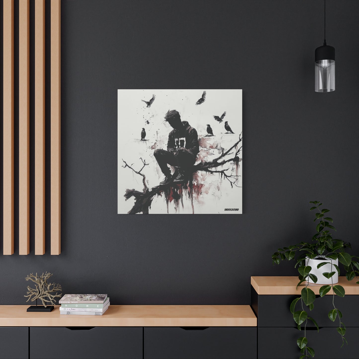 Limb Nevermore Canvas Print - Street Youth Inspired Ink Art