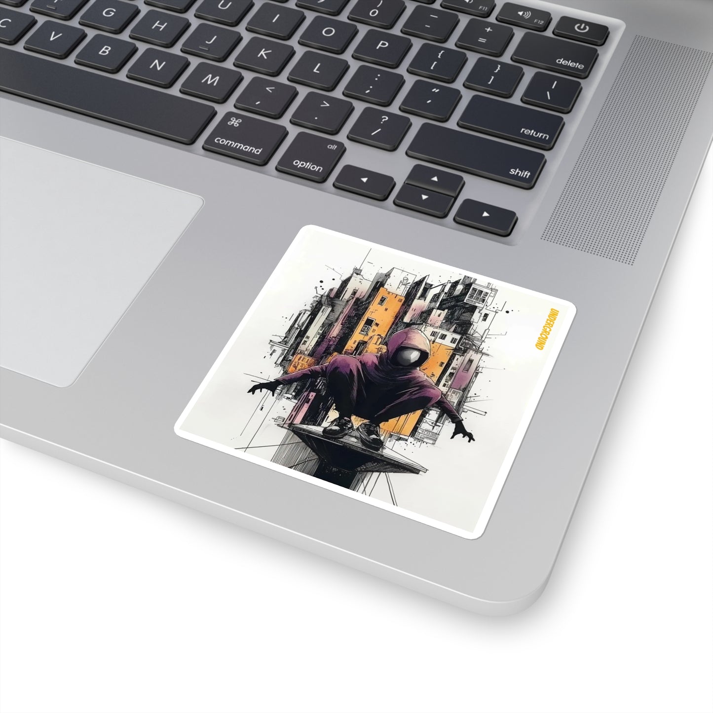 City Watch Ink Art Sticker - Bold Ink Art for City Street Lovers