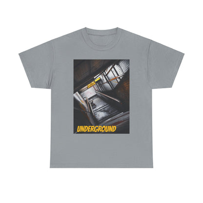 Echoes in the Underground - Grunge Street Art Inspired Graphic Tee