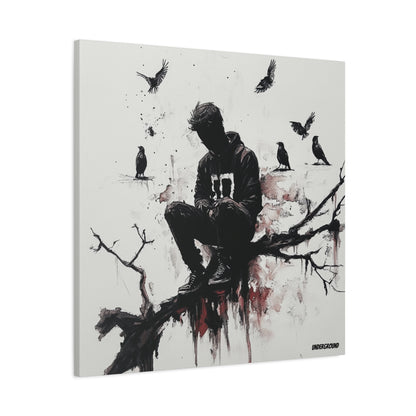 Limb Nevermore Canvas Print - Street Youth Inspired Ink Art