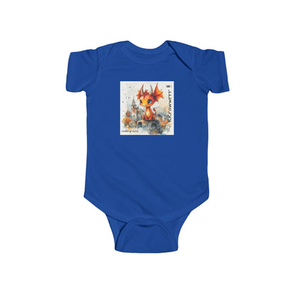 Lil’ Firestarter Baby Onesie – Graffiti-Style Dragon Streetwear Bodysuit