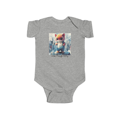 Tough Alley Kitty Onesie – Urban Inspired Cat Streetwear Bodysuit