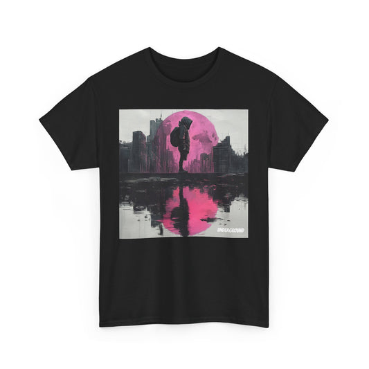 Runaway moon T-shirt – Ink & Watercolor Urban Expression Tee