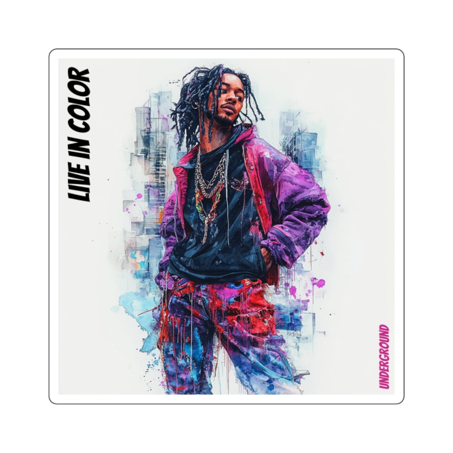 Street Legends Sticker - Iconic Urban Art for Your Gear