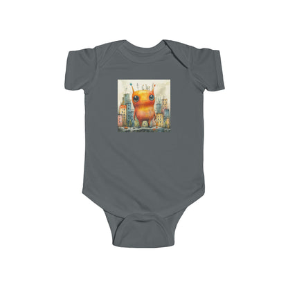 Tiny Cosmic Traveler Baby Onesie – Urban Sci-Fi Graffiti Art