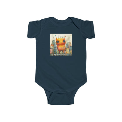 Tiny Cosmic Traveler Baby Onesie – Urban Sci-Fi Graffiti Art