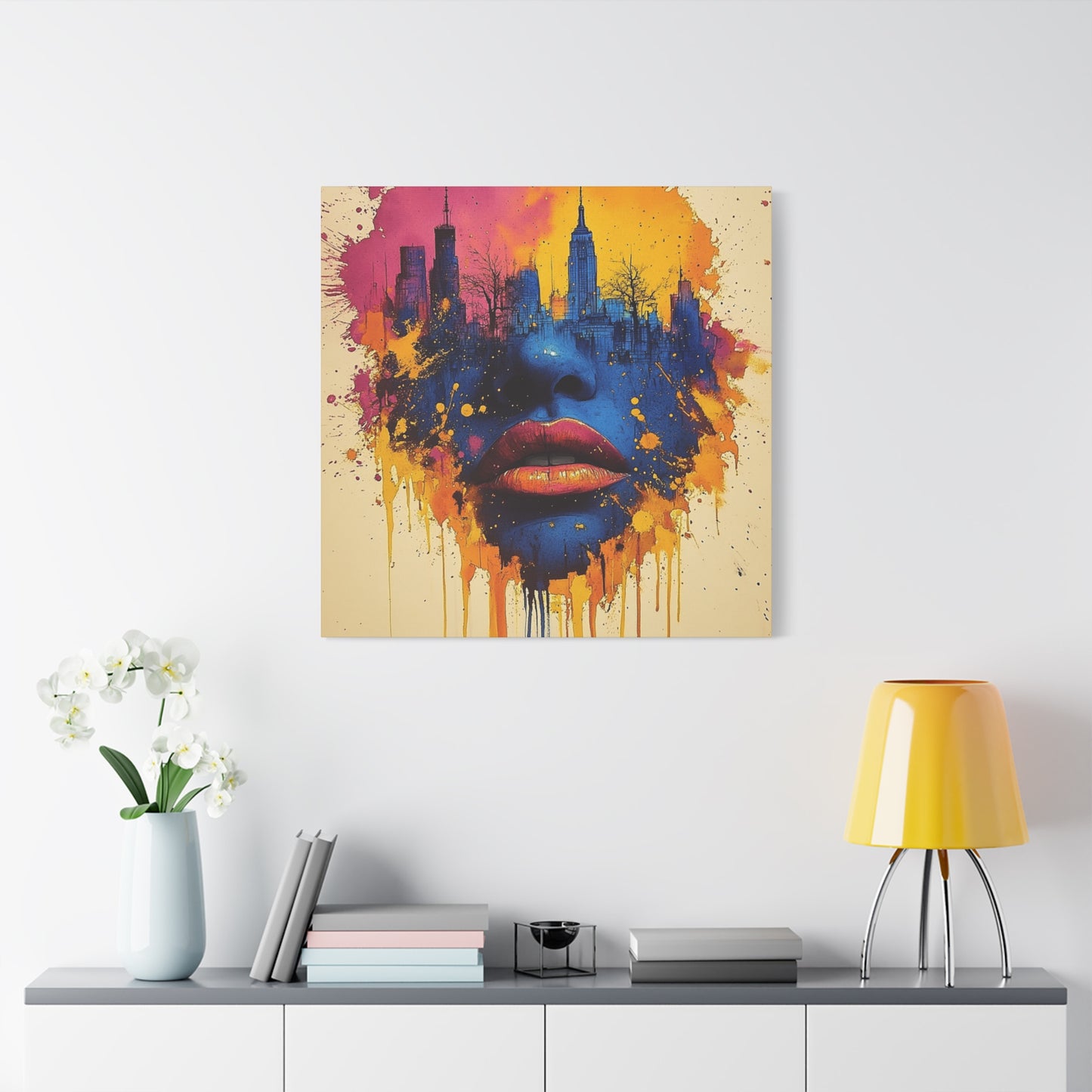 Kali Underground Bold Canvas Print - Unique Urban City Inspired Art