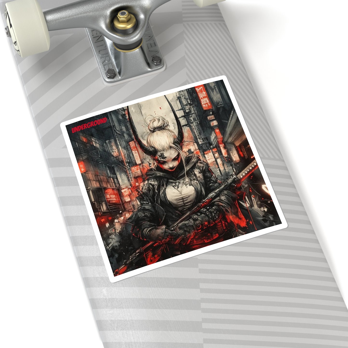 Arise: Urban Fantasy Art Sticker - Art for Personal Expression