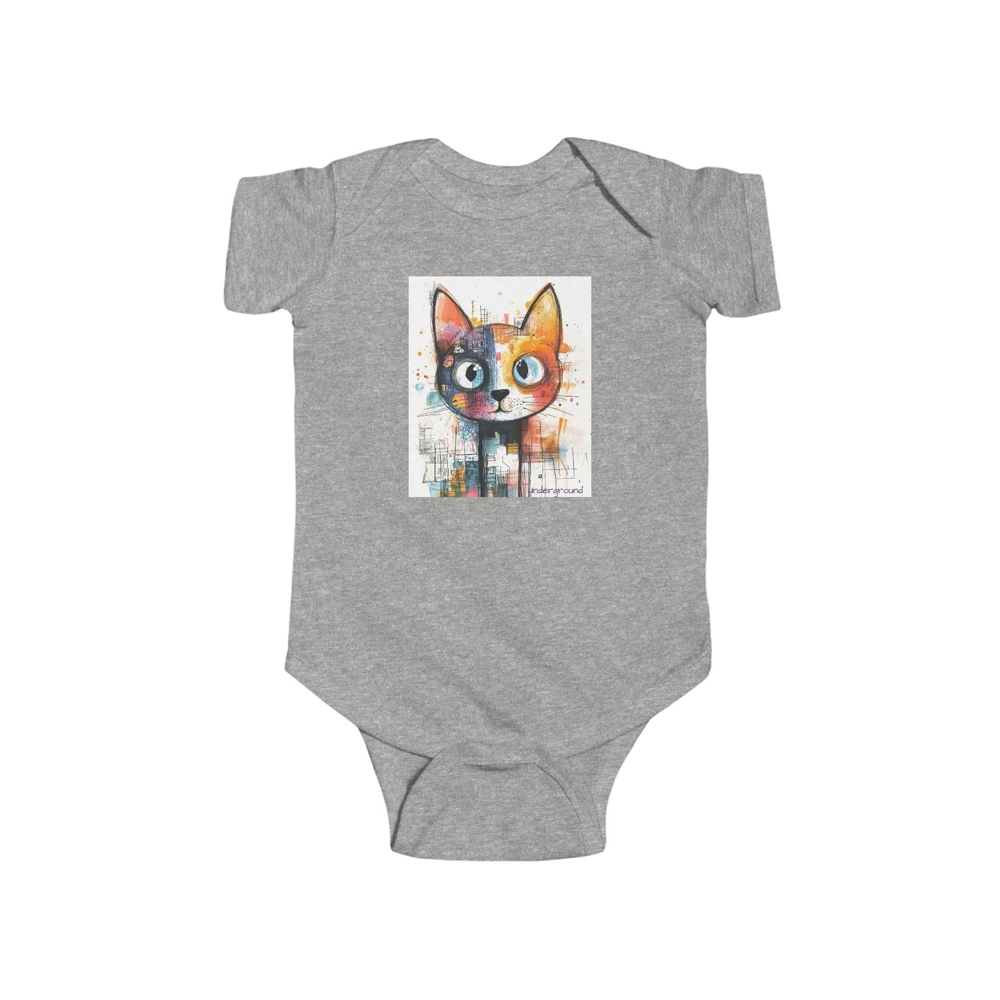 Alley Cat Baby Onesie – Cool Urban Kitten Streetwear Bodysuit