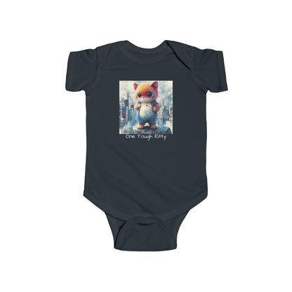 Tough Alley Kitty Onesie – Urban Inspired Cat Streetwear Bodysuit