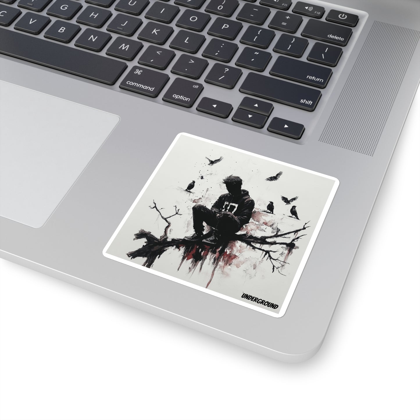 Limb Nevermore Ink Art Sticker - Bold, Street-Ready Designs for Your Essentials
