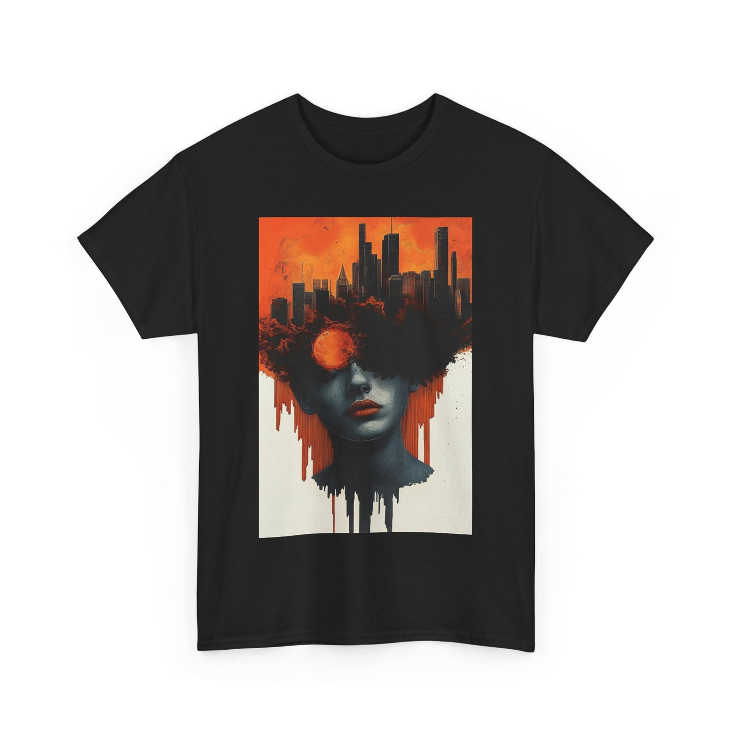 Infinite Sorrow T-shirt – Ink & Watercolor Urban Expression Tee