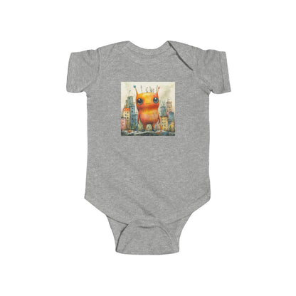 Tiny Cosmic Traveler Baby Onesie – Urban Sci-Fi Graffiti Art