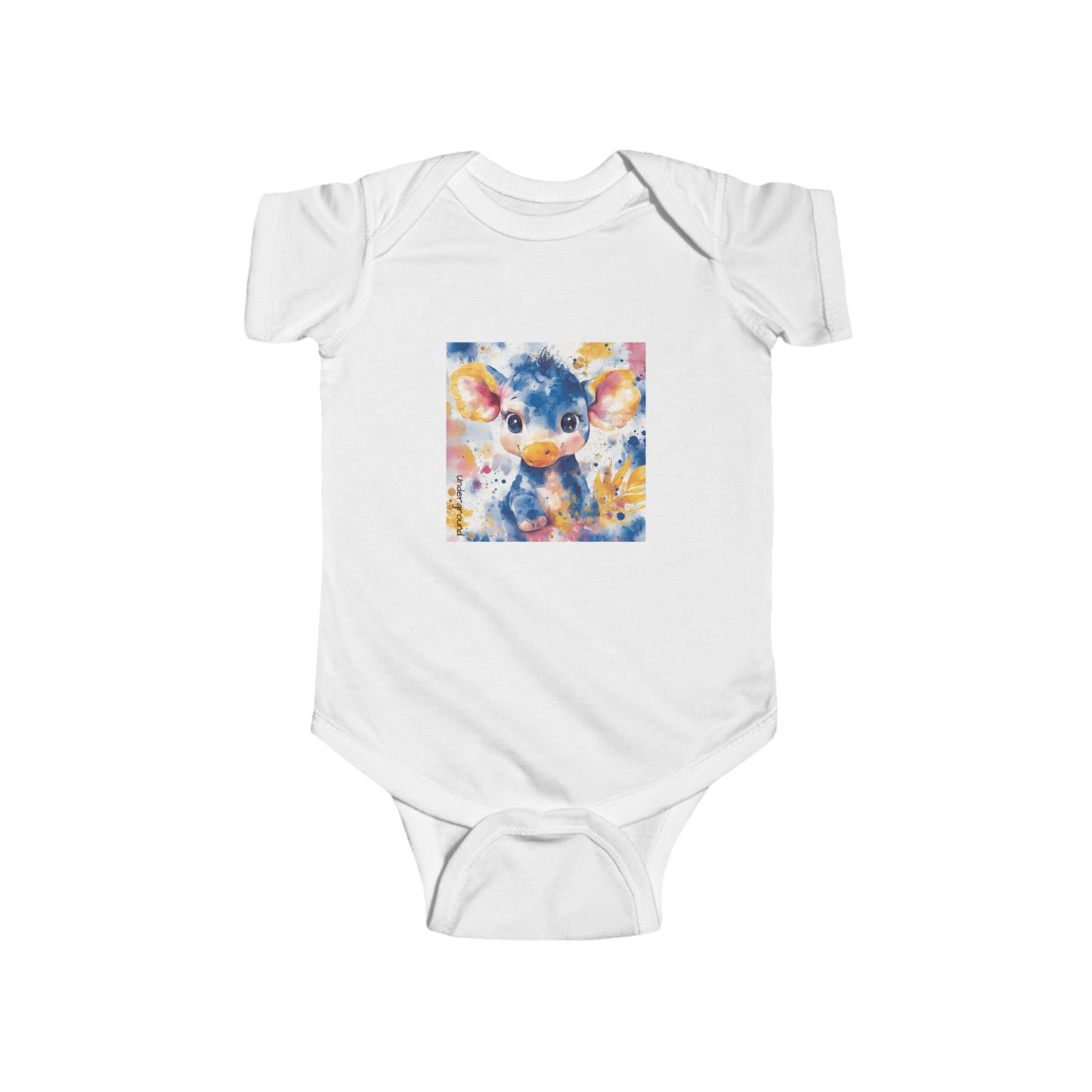 Urban Trunk Star Baby Onesie – Cute & Cool Little Elephant art Bodysuit