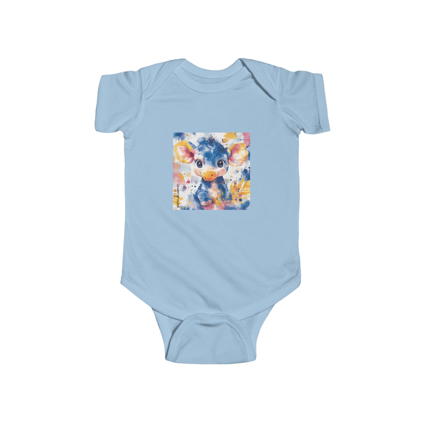 Urban Trunk Star Baby Onesie – Cute & Cool Little Elephant art Bodysuit