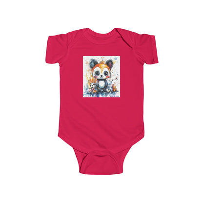 Tiny Street Parade Baby Onesie – Adorable Urban Animal March Bodysuit