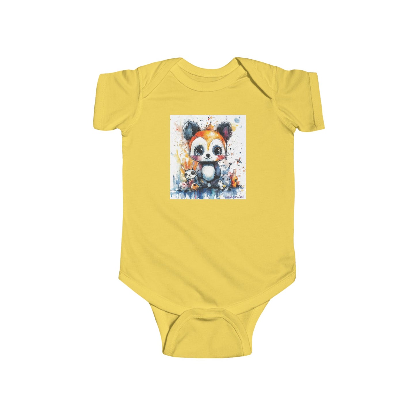 Tiny Street Parade Baby Onesie – Adorable Urban Animal March Bodysuit