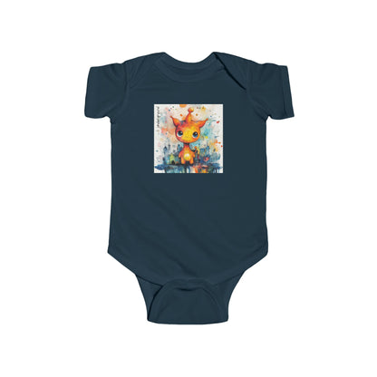 Street Martian Baby Onesie – Playful Ink & Watercolor Alien Design Bodysuit