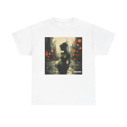 City Swamp Dripping Ink T-shirt – Bold Black Ink Streetwear Graphic Tee