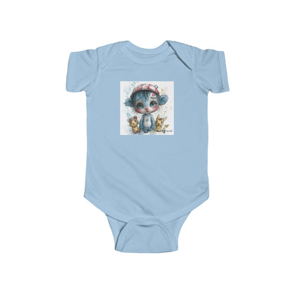 Cutie Clown Baby Onesie – Playful Ink and Watercolor Bodysuit