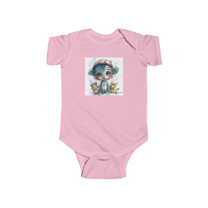 Cutie Clown Baby Onesie – Playful Ink and Watercolor Bodysuit