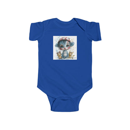 Cutie Clown Baby Onesie – Playful Ink and Watercolor Bodysuit