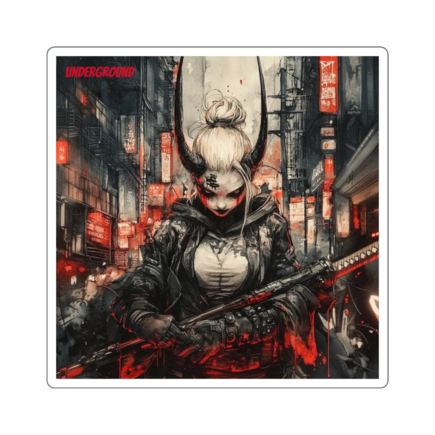 Arise: Urban Fantasy Art Sticker - Art for Personal Expression