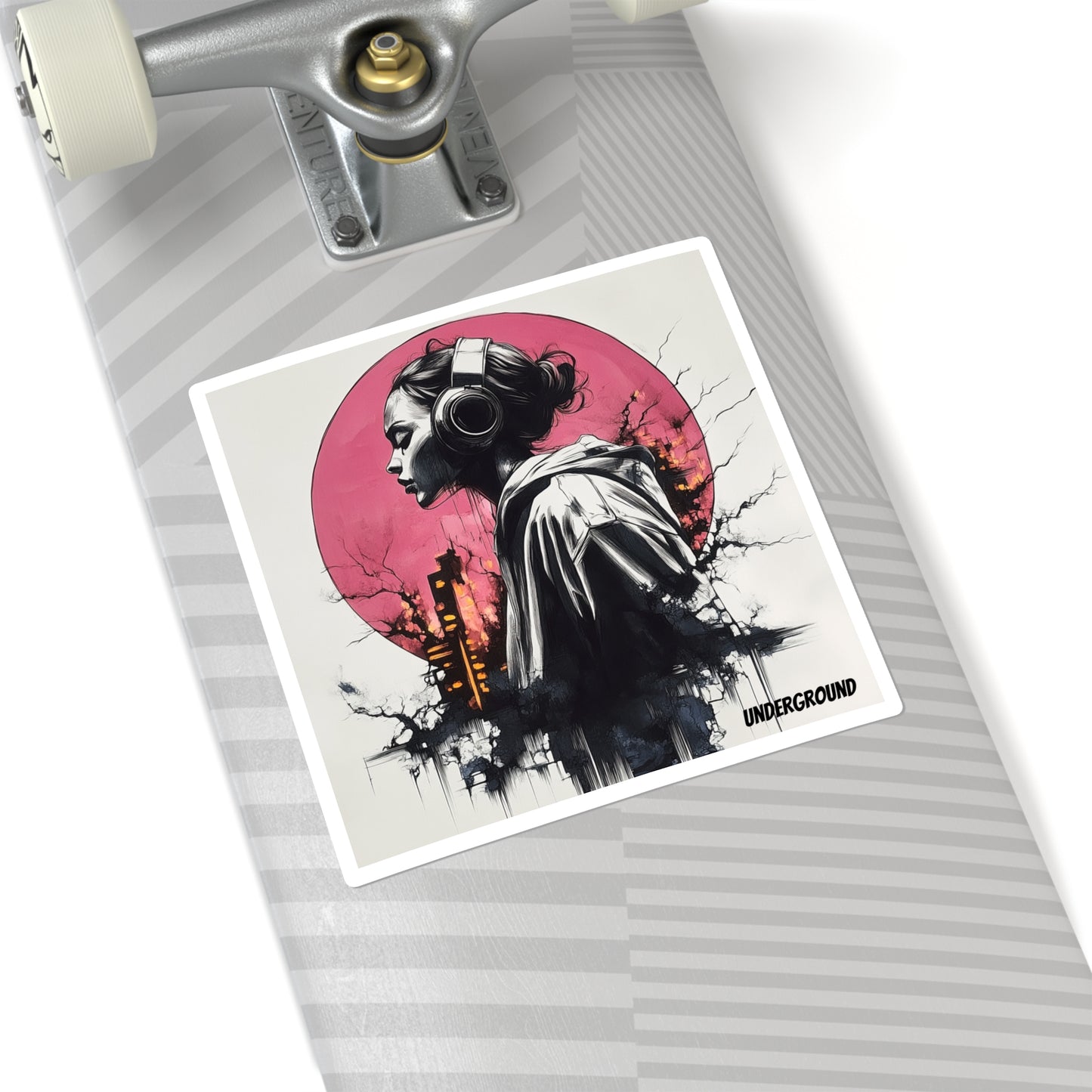 Beats by Underground Sticker - Unique Designs for Skateboards and More