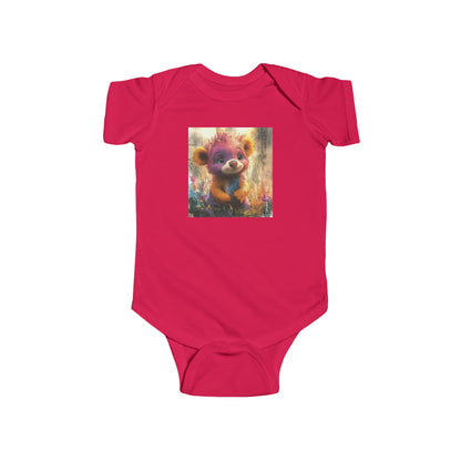 Rainbow Bear City Baby Onesie – Urban Ink & Watercolor Streetwear Bodysuit