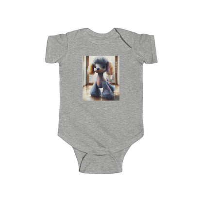 City Poodle Baby Onesie – Cute & Edgy Urban Dog Streetwear Bodysuit