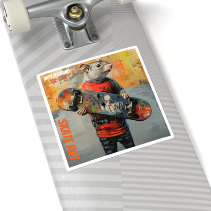 Skate Rat Graffiti Skateboard Sticker - Urban Inspired Art