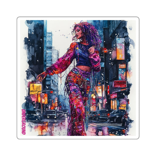 Be Bold Watercolor Sticker– Edgy Street Art to Personalize Your World