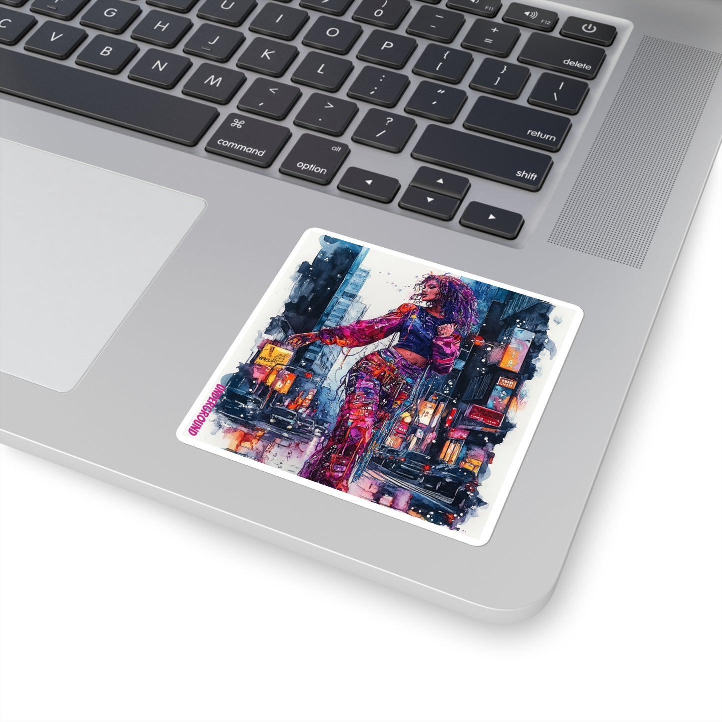 Be Bold Watercolor Sticker– Edgy Street Art to Personalize Your World
