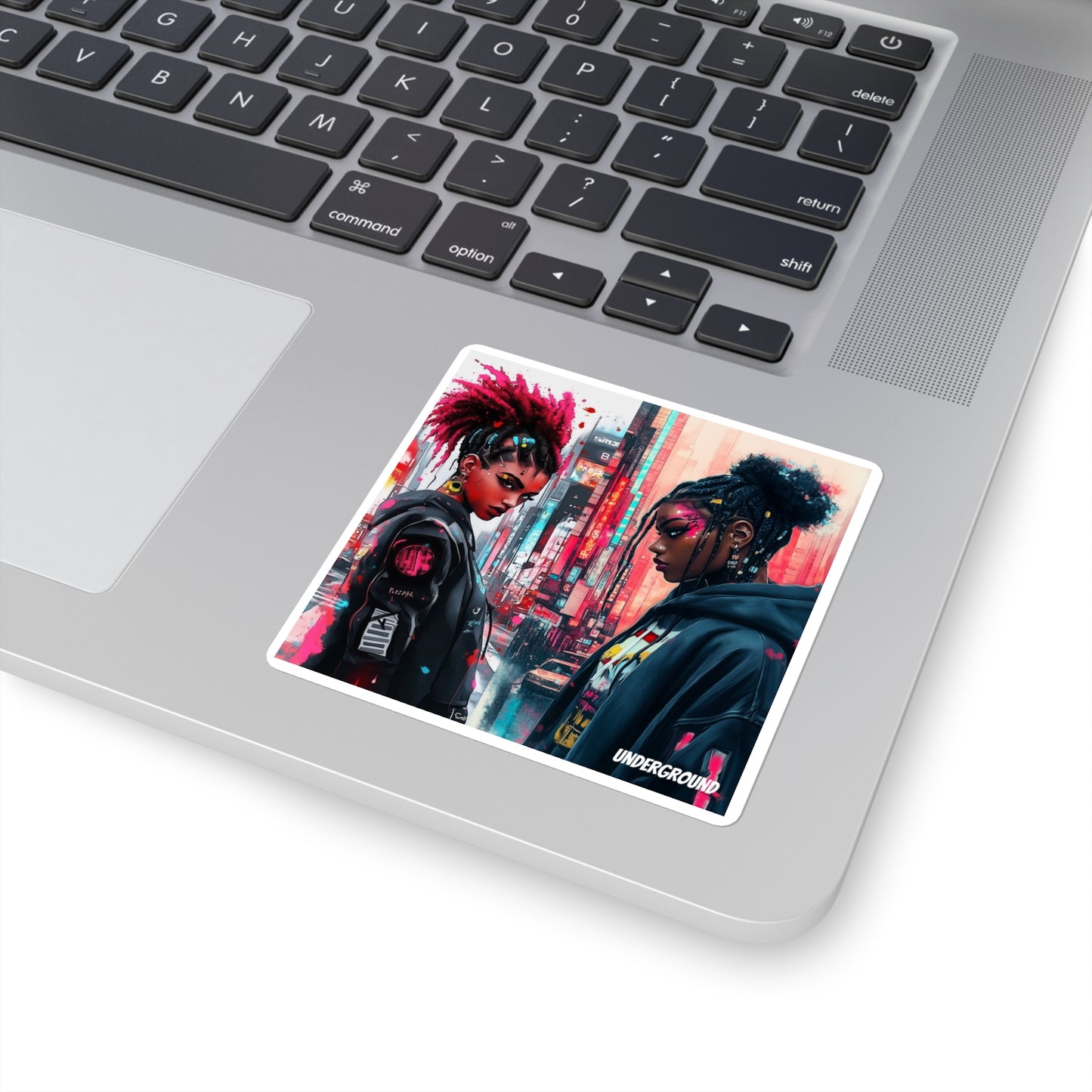 Neon Street Dreams Sticker – Bold Urban Art for the Street-Savvy Rebel