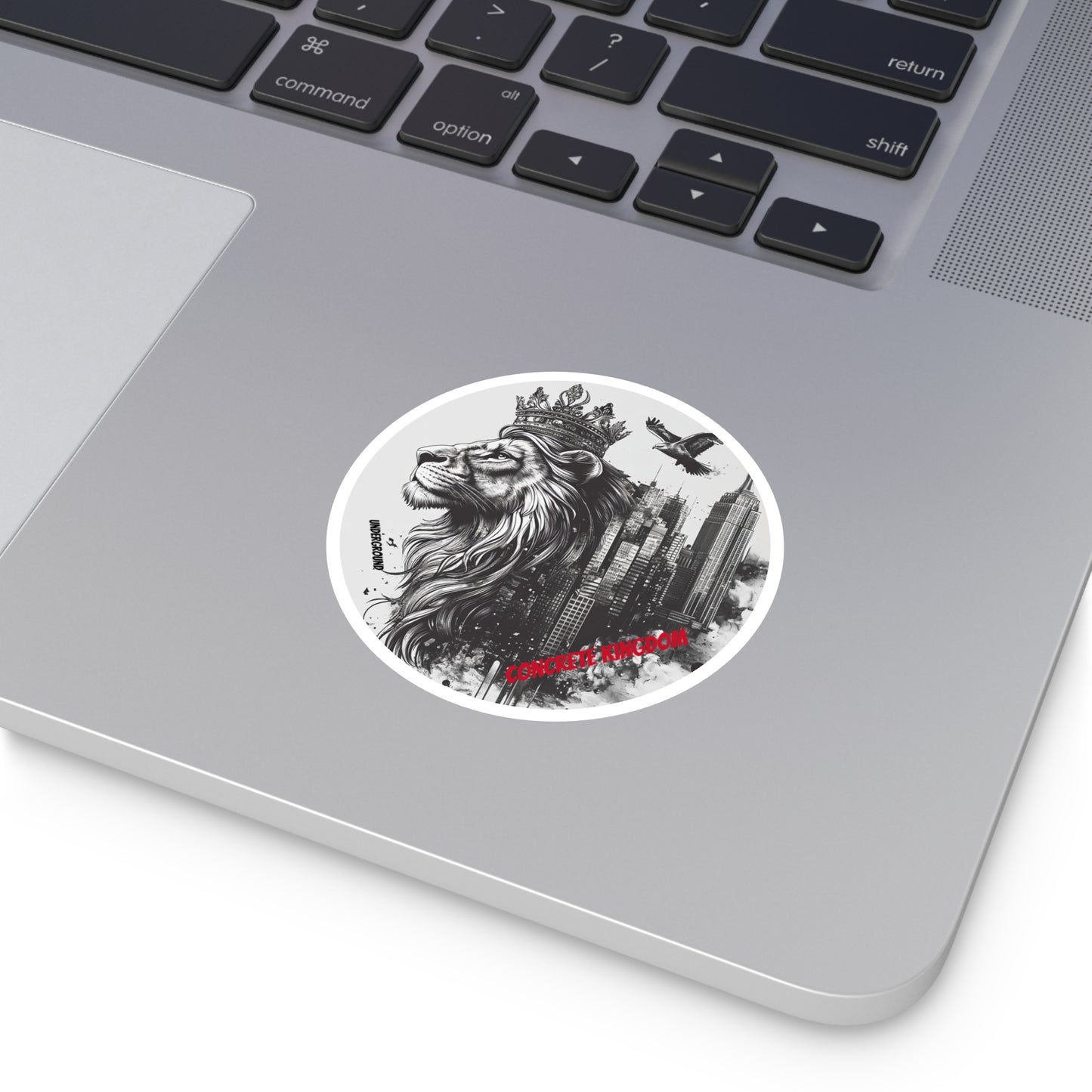 Concrete Kingdom Ink Art Sticker - King of the Streets